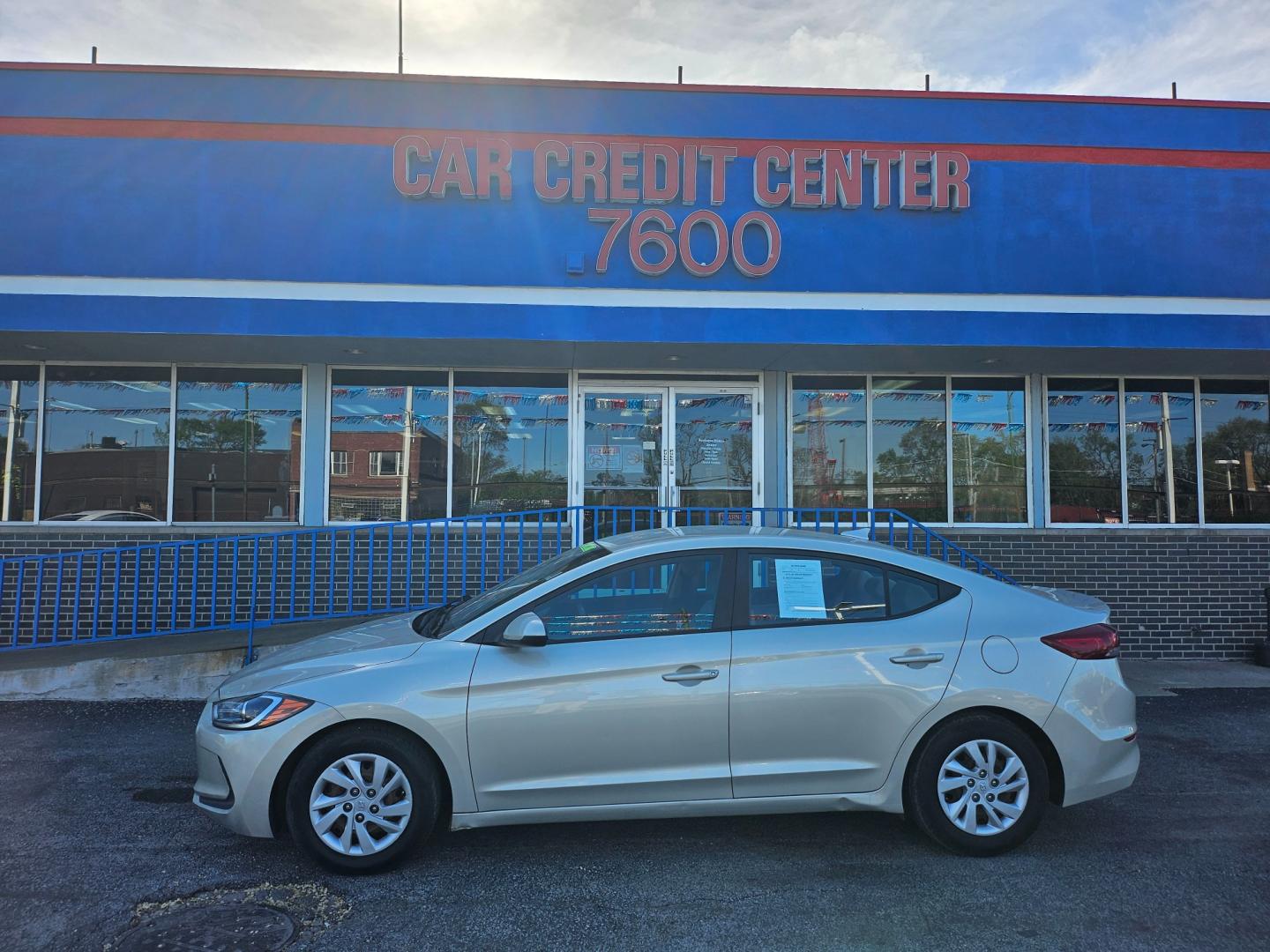 2017 TAN Hyundai Elantra SE 6AT (5NPD74LF8HH) with an 1.8L L4 DOHC 16V engine, 6A transmission, located at 7600 S Western Ave., Chicago, IL, 60620, (773) 918-3980, 0.000000, 0.000000 - Photo#0